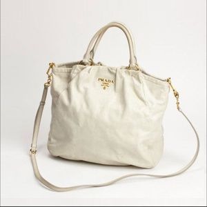 Prada (100% authentic) white handbag